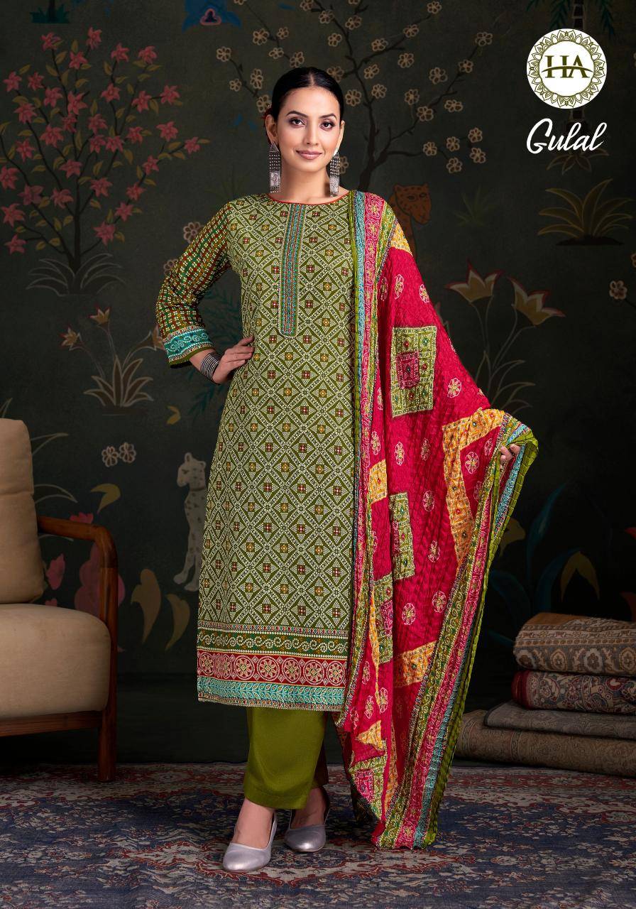 Alok suit gulal  Wholesale dress materials suppliers